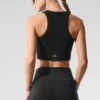 Biustonosz Seamless Delight z wysokim dekoltem – czarny