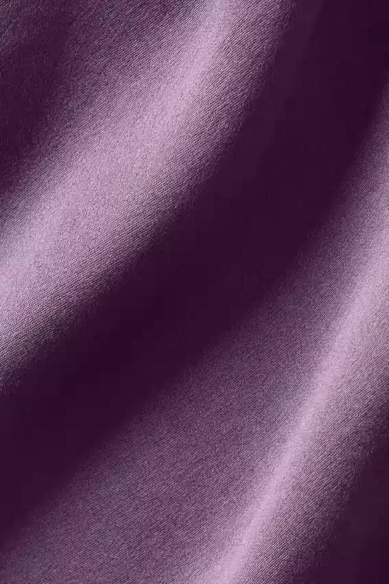 Jedwabna, lśniąca koszula z długim rękawem, zapinana na guziki, o skróconym kroju – Plum Kiss