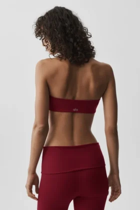 Biustonosz typu halter Alo Softsculpt Feel the Heat – Summer Romance Red