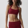 Biustonosz typu halter Alo Softsculpt Feel the Heat – Summer Romance Red