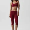 Biustonosz typu halter Alo Softsculpt Feel the Heat – Summer Romance Red