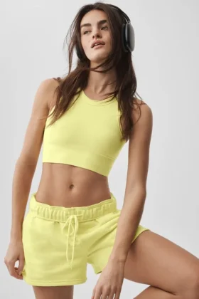 Biustonosz z wysokim dekoltem Seamless Delight – kolor „Sunshine”