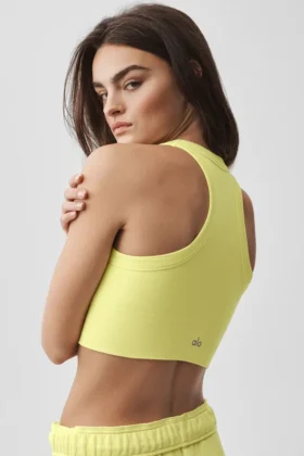 Biustonosz z wysokim dekoltem Seamless Delight – kolor „Sunshine”