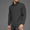 Bluza Conquer Max z golfem i zamkiem na całej długości – Anthracite