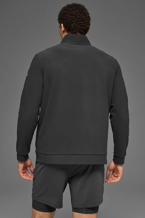 Bluza Conquer Max z golfem i zamkiem na całej długości – Anthracite