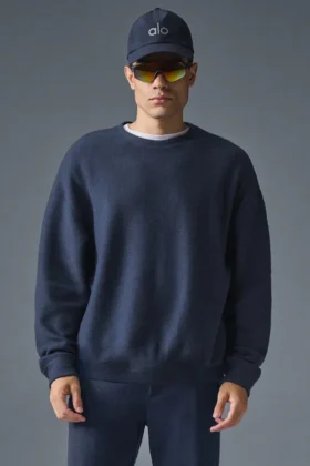 Bluza Triumph Restore z okrągłym dekoltem – granatowa