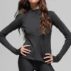 Bluza z długim rękawem „Airlift Winter Warm” z zamkiem 1/4 – czarna