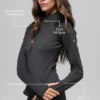 Bluza z długim rękawem „Airlift Winter Warm” z zamkiem 1/4 – czarna