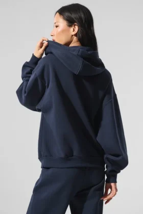 Bluza z kapturem Accolade – granatowa