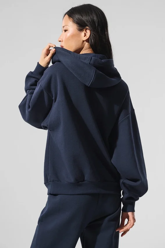 Bluza z kapturem Accolade – granatowa