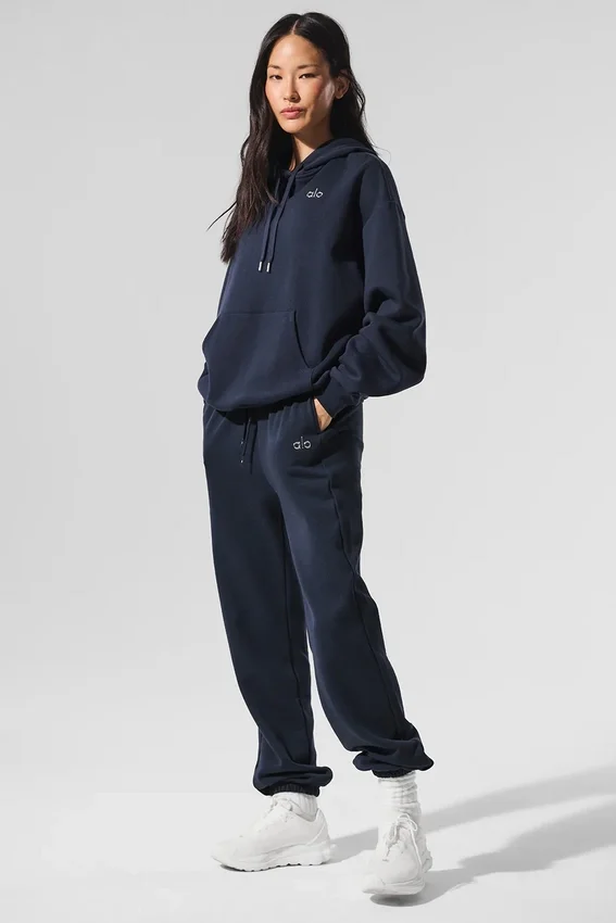 Bluza z kapturem Accolade – granatowa