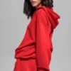 Bluza z kapturem Accolade – jaskrawoczerwona
