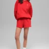 Bluza z kapturem Accolade – jaskrawoczerwona
