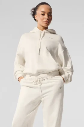 Bluza z kapturem Accolade – kość słoniowa