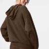 Bluza z kapturem Accolade – kolor espresso
