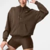 Bluza z kapturem Accolade – kolor espresso