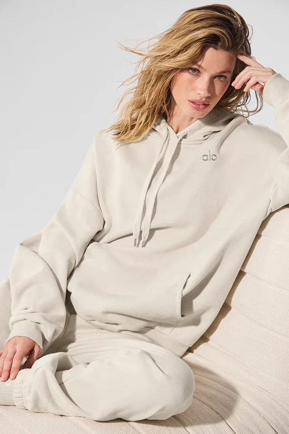 Bluza z kapturem Accolade – kolor kości