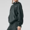 Bluza z kapturem Accolade – zielony antracytowy