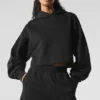Bluza z kapturem Bae – czarna