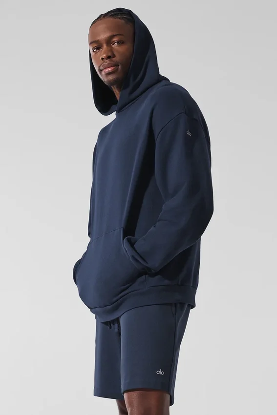Bluza z kapturem Chill – granatowa