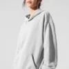 Bluza z kapturem Chill – szary sportowy melanż