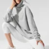 Bluza z kapturem Chill – szary sportowy melanż