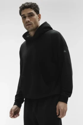 Bluza z kapturem Double Take – czarna