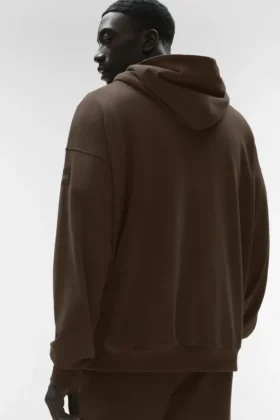 Bluza z kapturem Double Take – kolor espresso