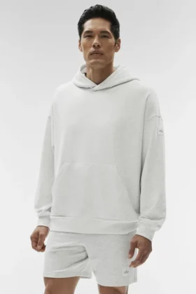 Bluza z kapturem Double Take – White Heather