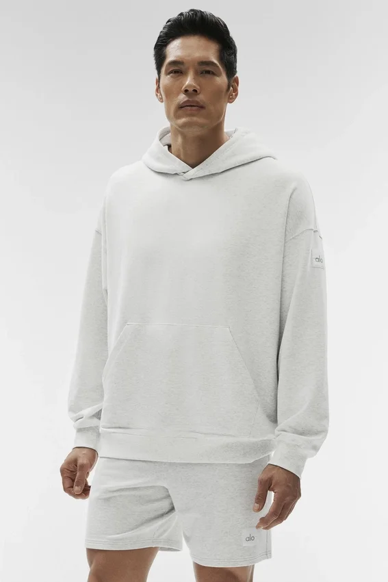 Bluza z kapturem Double Take – White Heather