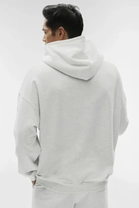 Bluza z kapturem Double Take – White Heather