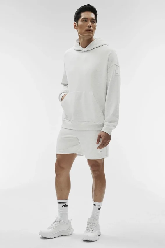 Bluza z kapturem Double Take – White Heather