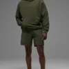 Bluza z kapturem Double Take – zielono-oliwkowa
