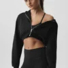 Bluza z kapturem i zamkiem „Sweet Escape” – czarna