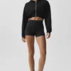 Bluza z kapturem i zamkiem „Sweet Escape” – czarna