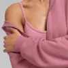 Bluza z kapturem i zamkiem „Sweet Escape” – różowa „Wild Rose”