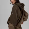 Bluza z kapturem „Make Waves” – kolor Espresso Tonal