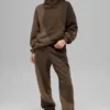 Bluza z kapturem „Make Waves” – kolor Espresso Tonal