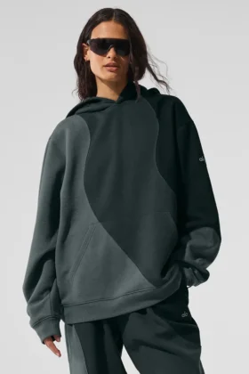 Bluza z kapturem Make Waves – odcień węgla drzewnego