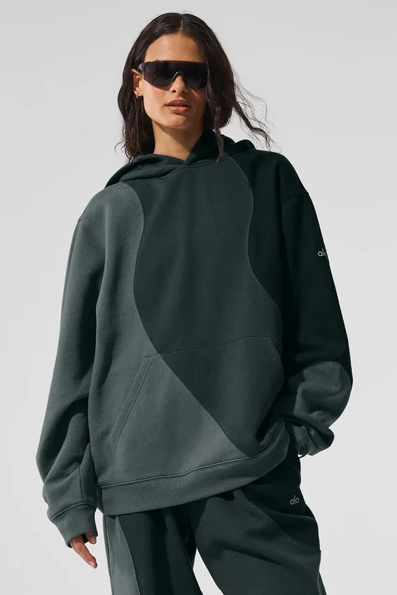 Bluza z kapturem Make Waves – odcień węgla drzewnego