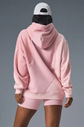 Bluza z kapturem Make Waves – różowy odcień zachodu słońca