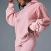 Bluza z kapturem Make Waves – różowy odcień zachodu słońca