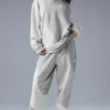 Bluza z kapturem Make Waves – sportowa szarość melanżowa