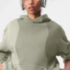 Bluza z kapturem Make Waves – w odcieniach wapienia