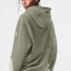 Bluza z kapturem Make Waves – w odcieniach wapienia