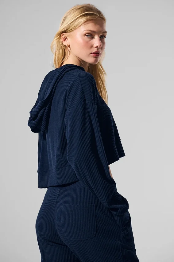 Bluza z kapturem Muse – granatowa