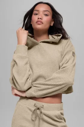Bluza z kapturem Muse – kolor Gravel Heather