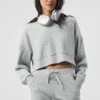 Bluza z kapturem Muse – sportowa szara melanżowa
