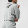 Bluza z kapturem Muse – sportowa szara melanżowa