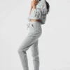 Bluza z kapturem Muse – sportowa szara melanżowa